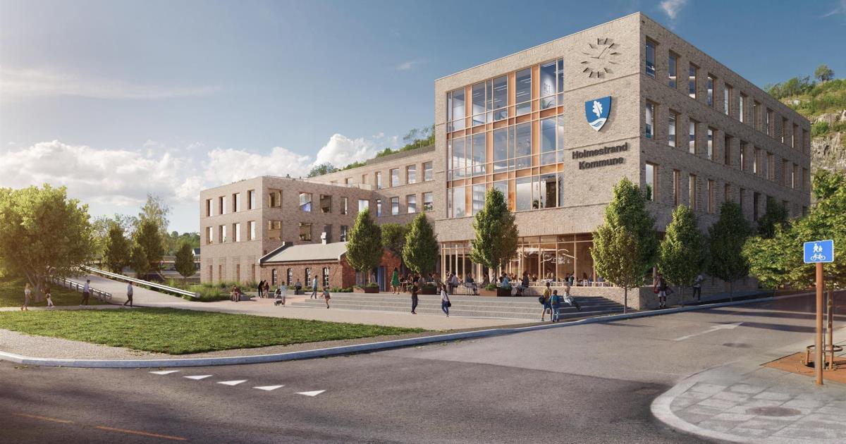 Nytt rådhus bygges - Holmestrand kommune