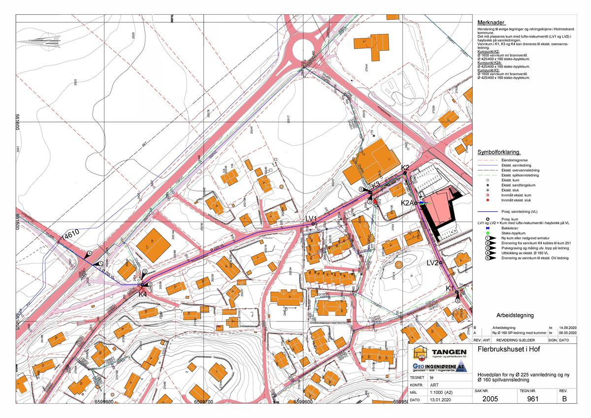 Ny vannledning i Thorshaugveien - Holmestrand kommune