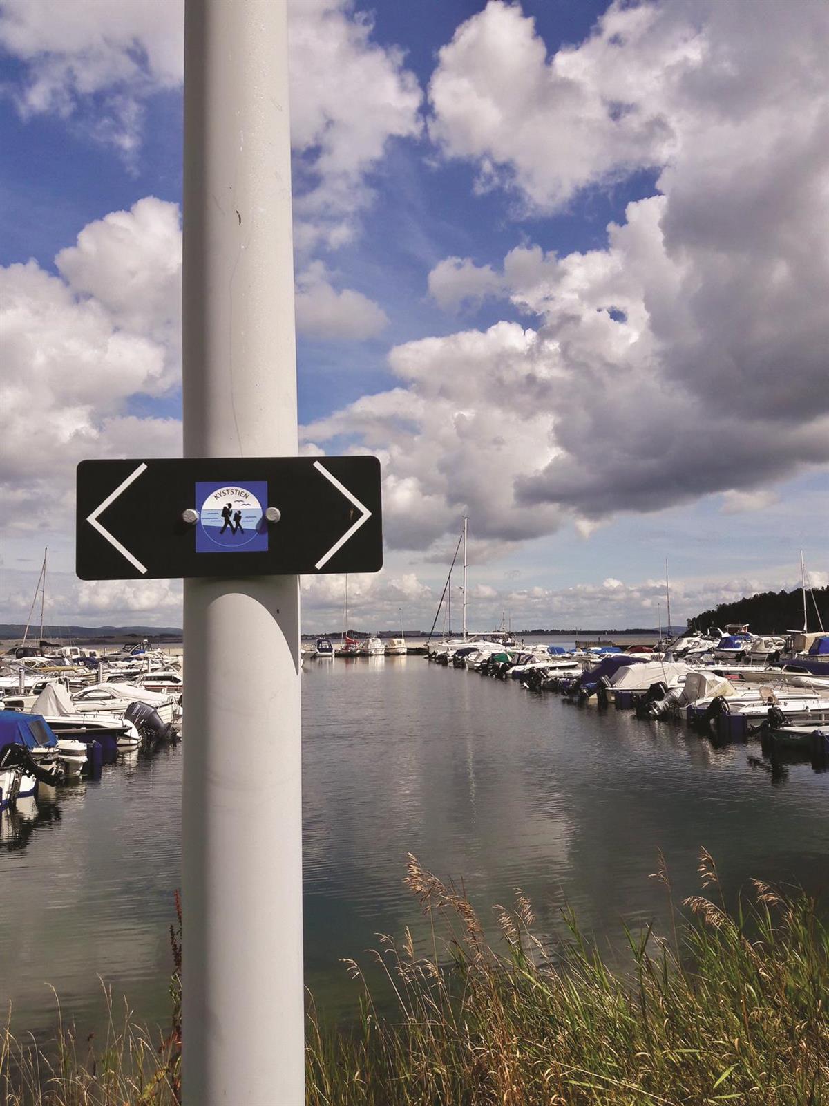 Illustrasjon kyststi - Klikk for stort bilde